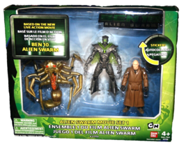 Ben 10 Alien Swarm Movie Set 1 Alien Queen -Nanomech -Validus Figures 2010 - $24.74