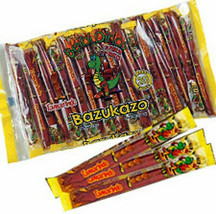 2 X Bazukazo Tarugos Tamarindo Con Chile Mexican Tamarind Candy Sticks 2... - $21.95
