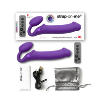 Strap-On-Me Rechargeable Remote-Controlled Silicone Vibrating Bendable P... - £98.21 GBP