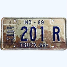 1989 United States Indiana Farm Truck License Plate 201 R - £13.23 GBP