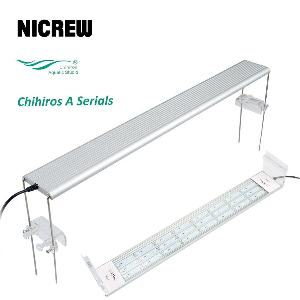 A Series Led Aquarium Light Plants Lighting 8000K Plant Grow Light Water... - $17.15+