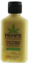 Hempz Sweet Pineapple &amp; Honey Lemon Herbal Body Moisturizer, 2.25 fl oz - £6.22 GBP