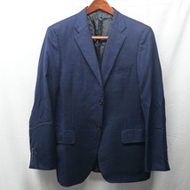 Napoli 40R Navy Blue Loro Piana 100% Cashmere 2 Button Blazer Jacket Sport Coat - £121.78 GBP
