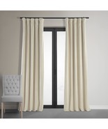 Hpd Half Price Drapes Signature Velvet Thermal Blackout Curtains, Neutra... - $68.93