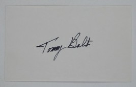 Tommy Bolt Hand Signed Autographed 3x5 Index Card PGA Golfer US Open 195... - $15.82