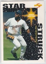 G) 1996 Score Pinnacle Baseball Trading Card Tony Gwynn #378 Star Struck - £1.54 GBP