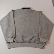 Vintage Classics By Palmland Men's Gray Cotton Blend Polo Pullover Sweater Sz L image 2