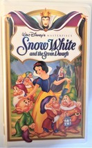 Walt Disney Masterpiece Snow White &amp; The Seven Dwarfs VHS Tape Clamshell Cover - £3.92 GBP