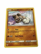 Pokémon TCG Rockruff Sun &amp; Moon - Cosmic Eclipse 123/236 Regular Common Mint - £1.18 GBP
