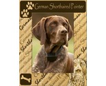 German Shorthaired Pointer Laser Engraved Wood Picture Frame Portrait (8... - £42.12 GBP