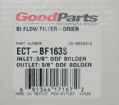 Emerson GD065833 Bi Directional Filter Drier Three Eighths Inch image 4