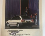 1987 Mercury Tracer vintage Print Ad Advertisement pa8 - $7.91