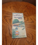 1967 GULF OIL TRAVEL MAP TOURGIDE MAINE &amp; MARITIME PROVINCES VINTAGE - $8.59