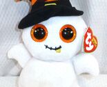 Ty Beanie Boo Nightcap Ghost Plush Halloween Stuffed Toy With Witch Hat ... - $9.50