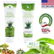 All Natural Aloe Jojoba Shampoo &amp; Aloe Jojoba Conditioning Rinse (SULFATE FREE) - £27.58 GBP