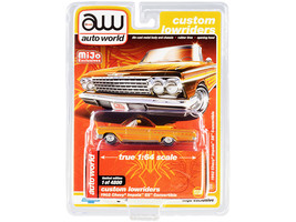 1962 Chevrolet Impala SS Convertible Yellow with Graphics &quot;Custom Lowriders&quot; Lim - £21.34 GBP