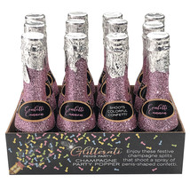 Glitterati Champagne Confetti Poppers Display of 12 - £66.80 GBP