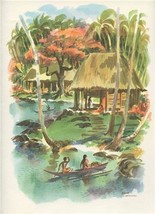 Matson Lines Macouillard SAMOA Breakfast Lunch &amp; Dinner Menus SS Monterey 1964 - £30.07 GBP