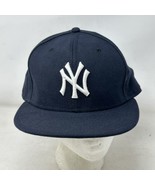 New York Yankees 59Fifty Sz 8 New Era Fitted Hat Cool Base USA Made Base... - £18.68 GBP