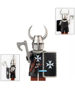 Medieval Castle Knights Hospitaller Lego Compatible Minifigure Bricks Toys - £2.73 GBP
