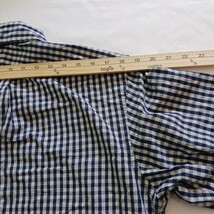 Land's End Traditional Fit Long Sleeve Men's Blue White Plaid Check Shirt 15 1/2 image 10