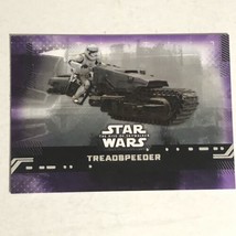 Star Wars Rise Of Skywalker Trading Card #59 Treadspeeder Purple Background - £1.54 GBP