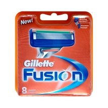 Gillette Fusion Men&#39;s Razor Blades - 8 Blades  - £56.21 GBP