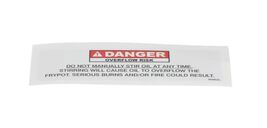 Fits Henny Penny 96882C Label/Decal, Danger, Do Not Manually Stir for PX... - $47.08