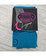 Steve Madden Turquoise Leggings w/Side Buttons 95% Cotton - Womens Sz Me... - $18.93 CAD