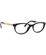 Chanel Eyeglasses 3268-Q c.501 Polished Black Semi Cat Eye Frame Italy 5... - $6,702.62 MXN
