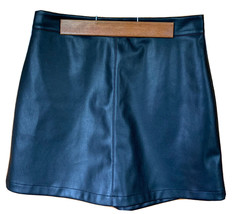 BB Dakota Basel Faux Leather Miniskirt size 0 - £46.41 GBP