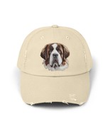 Embroidered Distressed Cap, Saint Bernard Baseball Hat, Unisex Headwear,... - €15,90 EUR