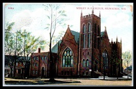 WISCONSIN Postcard - Milwaukee, Wesley M. E. Church G14 - £3.94 GBP