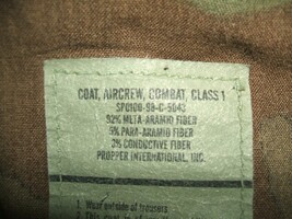 US Army coat, combat aircrewman, Med-Reg, Propper 1998 Woodland camo  - $60.00