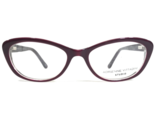 Adrienne Vittadini Eyeglasses Frames AV532S PUR Clear Purple Cat Eye 50-... - $41.88