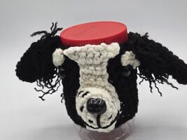 Boarder Collie Breed Puppy Dog Crochet Handmade Cup Cozy Holder Gifts by... - $24.95
