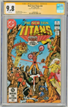 CGC SS 9.8 New Teen Titans #28 SIGNED George Perez Art 2nd Terra 1st in Costume - £305.45 GBP