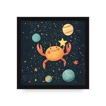 Cancri the Spacecrab Canvas by Dancing Littles Jungle - €31,84 EUR+