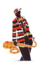 Personality 2 / Fabric Collage /Saxophonist / Jazz music / African Art - £79.75 GBP