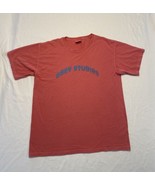 Cozy Studios Short Sleeve ZZZ Comfort Colors T-shirt Pink Blue Mens Large - £15.22 GBP
