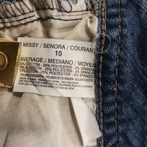 Nine West RN#89828 Women's Blue Cotton Blend Denim Cropped Jeans Size 10 (32×25) image 5