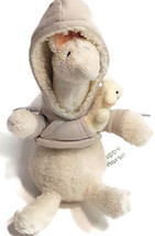 Happy Horse Kangaroo &amp; Baby in Hoodie Plush Stuffed Animal Toy - £18.79 GBP