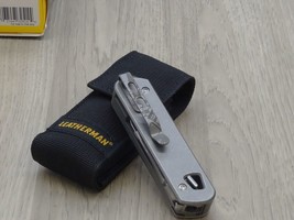 Leatherman FREE T4 Multitool EDC Pocket Knife Stonewash Titanium Custom Scales - £122.73 GBP