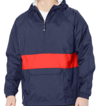 Charles River Apparel Men&#39;s Classic Striped Pullover Jacket size XS - £22.69 GBP