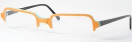 Herrmann 518 292 Apricot /Yellow /Seafoam Eyeglasses Glasses 48-15-140mm Germany - £72.56 GBP