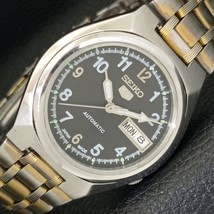 Genuine Vintage Seiko 5 Automatic 7S26A Japan Mens Black Dial Watch a433307-1 - $59.99