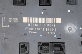 W209 Mercedes Clk320 Clk550 Clk55 Driver Left Door Control Module A209-820-19-26 image 2