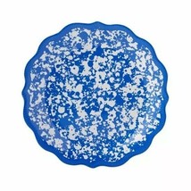 Four (4) Pioneer Woman ~ Blue ~ Country Splatter ~ 8.7&quot; Melamine ~ Salad Plates - £23.91 GBP