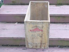 Vintage Gargoyle Mobiloil ALMO Oil Wood Crate Box - $2,860.30 MXN