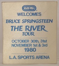 Bruce Springsteen - Vintage Original 1980 Cloth Tour Concert Backstage Pass - £27.54 GBP